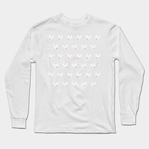 Red Trash Panda Long Sleeve T-Shirt by HalamoDesigns